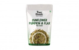 True Elements Sunflower Pumpkin & Flax Raw Seeds  Pack  150 grams